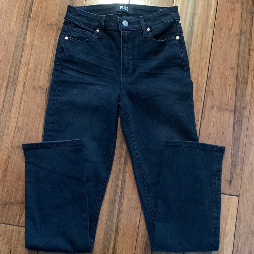 PAIGE Women's Dark Straight Leg Jeans